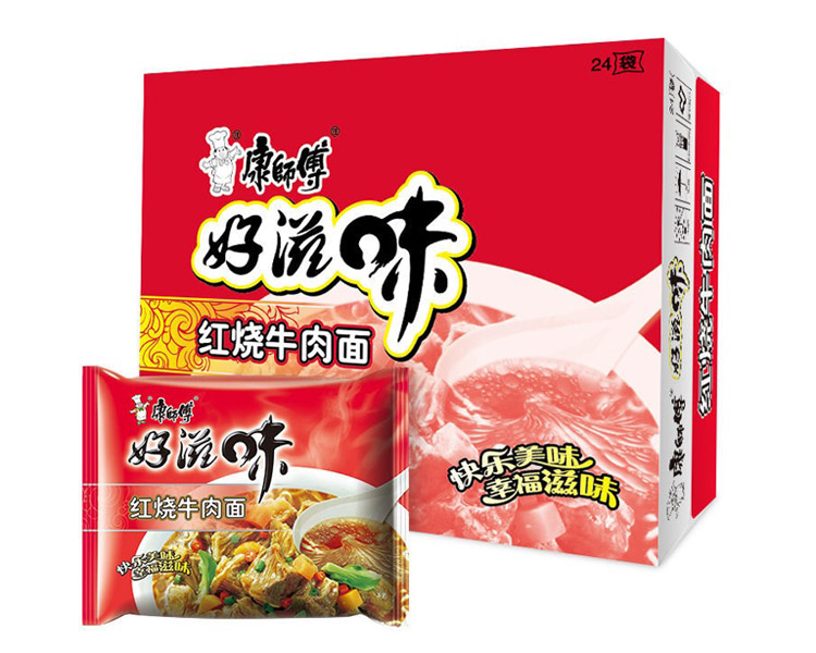 康師傅好滋味 紅燒牛肉面